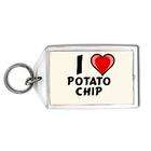 SHOPZEUS I Love Potato Chip Keychain