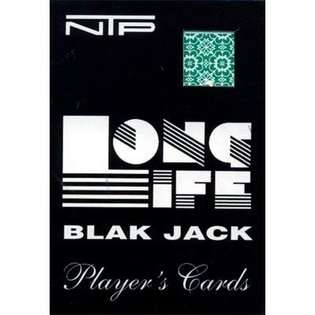 NTP Ltd. NTP Poker Black Jack Jumbo Index Plastic Playing Cards (Green 