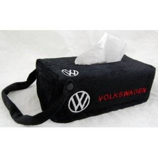 Volkswagen Car Seat Tissue Box Cover Holder Black