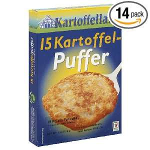   15 Kartoffel Puffer (Potato Pancakes), 5  Ounce Boxes (Pack of 14