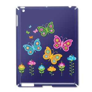  iPad 2 Case Royal Blue of Retro Butterflies Everything 