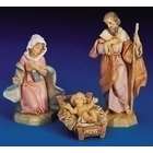 Roman 3 Piece Fontanini 5 Holy Family Jesus, Mary & Joseph Nativity 