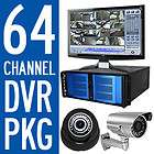 64 Channel DVR H.264 Surveillance Camera Package CCTV