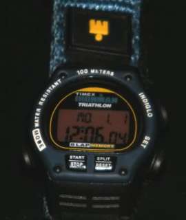 Timex Ironman Triathlon Digital Chrono Alarm Sport Indiglo WR 100M 