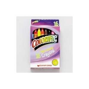  Colorific Crayons, 24 Color Pack Arts, Crafts & Sewing