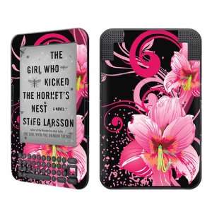   Protection Decal Skin Pink Flower Black Cell Phones & Accessories