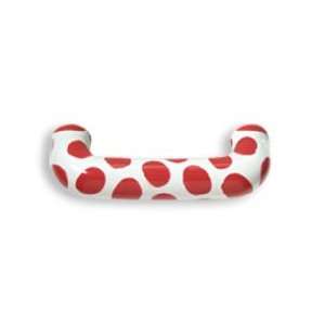 #167 3 CKP Brand fun spots pull, white with red spots 