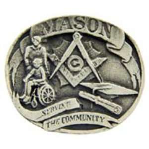  Mason Club Pin Pewter 1 Arts, Crafts & Sewing