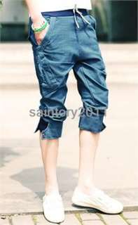 NEW FASHION MENS KOREAN STYLE SUMMER SILM FIT CASUAL SHORT PANTS 