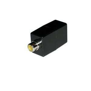 Composite Female RCA Video over Cat5 Balun up to 1000ft, Black  