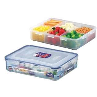   Free Food Container with Leak Proof Locking Lid and Divider, 11.2 Cup