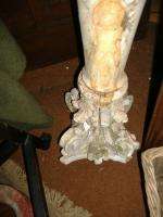 Neoclassical Plaster Fragment Art Column Vintage Pitkin  