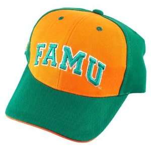  Florida A&M Rattlers Orange & Green Hat