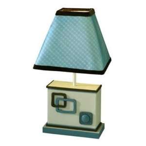  Lambs & Ivy Baby Picasso Blue Lamp & Shade Baby