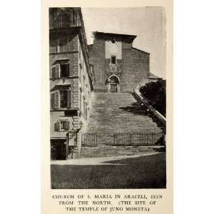  1905 Print Church Maria Araceli Temple Juno Moneta Ancient 