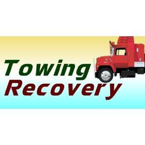  3x6 Vinyl Banner   Towing Recovery 