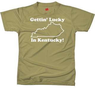 Gettin Lucky in Kentucky Funny Movie New Retro T Shirt  