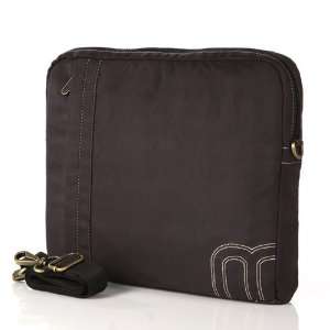 miim Gold Stitch Suede Sleeve Black For HP Slate 500 8.9 Inch Tablet 