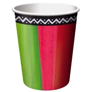  Fiesta Stripes Paper Beverage Cups Toys & Games