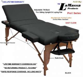 LaMassa Massage Table $111 New Bed Spa Portable 1Kx  