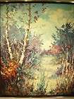 Vintage Orig *Maurice Harvey* Abstract Impressionism Oil Painting 