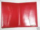 THIERRY MUGLER PASSPORT HOLDER RED LEATHER FRANCE 80s