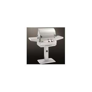   Grill (Firemagic Aurora A430S Patio Post Mount Gas Grill Patio, Lawn
