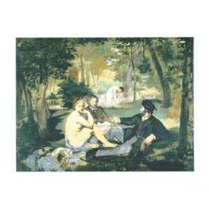    Edouard Manet   Luncheon On The Grass Canvas