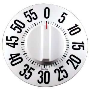   Low Vision Timer White Dial Black Numbers