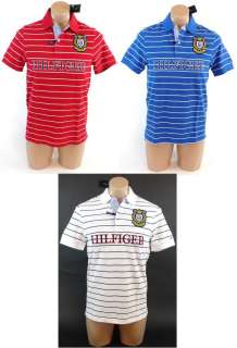 NEW NWT TOMMY HILFIGER MENS CUSTOM FIT STRIPED POLO RUGBY SHIRT  