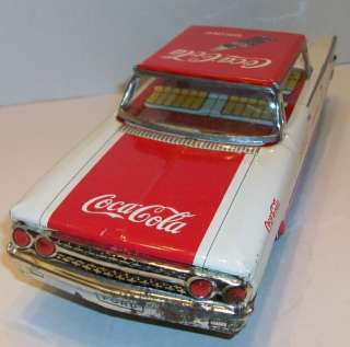 VINTAGE 1960S COCA COLA FRICTION FORD ZEST CAR W/BOX  