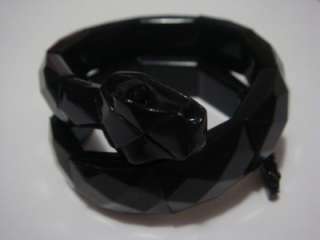 Marc Jacobs Snake Bracelet Black  