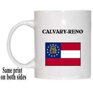  US State Flag   CALVARY RENO, Georgia (GA) Mug 
