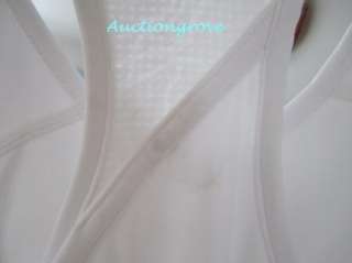 Reebok white & lace slim fit tennis golf dress NWT S playdry  
