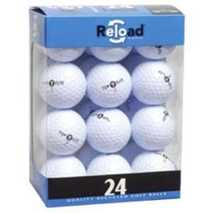 RELOAD Grade B Value Brand Recycled Golf Balls   V 24BX W   24 Pack 