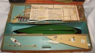   Fishing Schooner Gertrude L Thebaud Pyro Model Boat Kit Rare  