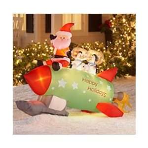  Over 6 ft Long   Gemmy Christmas Airblown Inflatable 