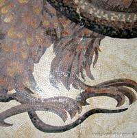 156 x 117Lovely Animal Marble Mosaic Art Tile Décor  