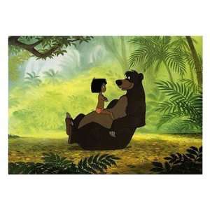  Mowgli and Baloo   Poster by Walt Disney (19x13)