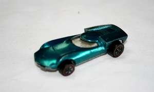 Red Line Hot Wheels Turbo Fire 1968 Turquoise  