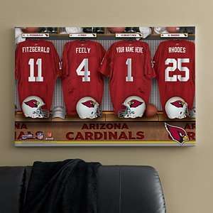  Personalized Arizona Cardinals NFL Football Locker Room 