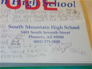 1999 South Mountain high school yearbook Bin 218  