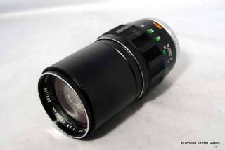 Minolta 200mm f3.5 lens manual focus tele Rokkor QF MC  