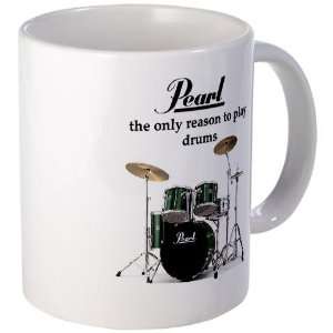  Pearl Drummer Music Mug by 