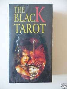 SEALED BLACK TAROT CARDS DECK MADE BY FOURNIER SPAIN  