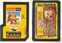 WACKY PACKAGES 1986 TOPPS COMPLETE ALBUM STICKER SET  