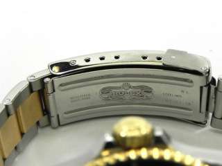 ROLEX WATCH MENS 18K GOLD AND STAINLESS STEEL SUBMARINER  