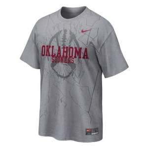 Oklahoma Sooners NCAA Practice T Shirt (Gray)  Sports 