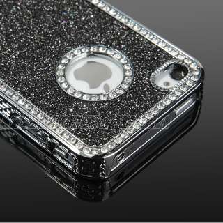   Glitter Diamond Chrome rhinestone Hard Case F iPhone 4 4S 4G  