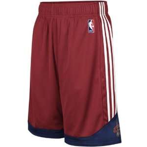  adidas Cleveland Cavaliers Wine Pre Game Mesh Basketball 